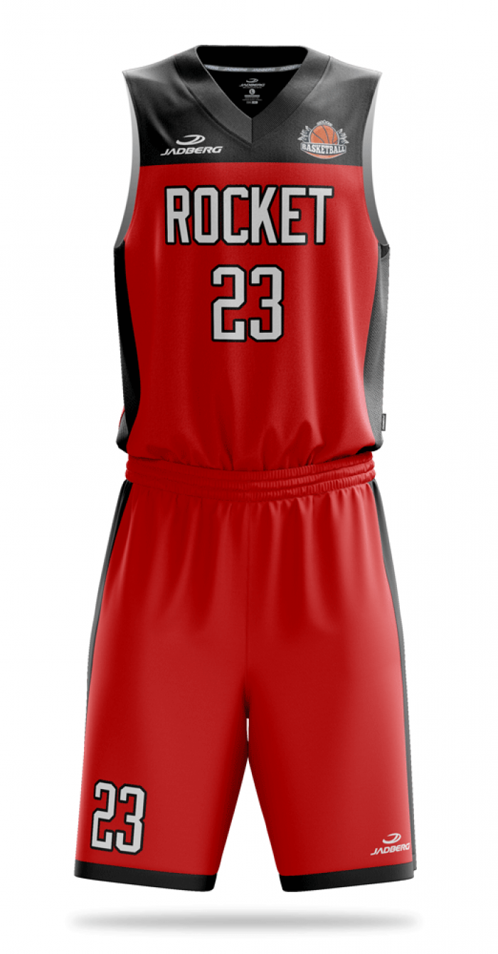 Rocket basketball jersey and shorts set