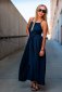 Letní šaty Isabella-Tmavě modré