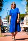Dlouhé letní šaty Milagros-Modré